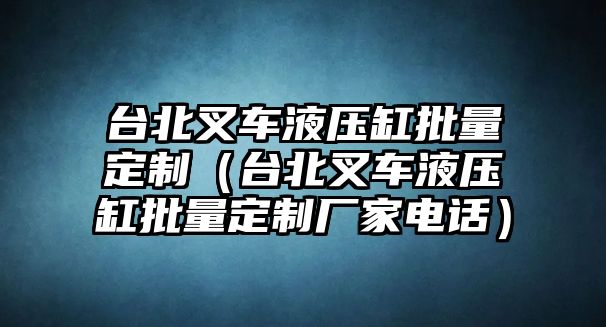 臺(tái)北叉車液壓缸批量定制（臺(tái)北叉車液壓缸批量定制廠家電話）