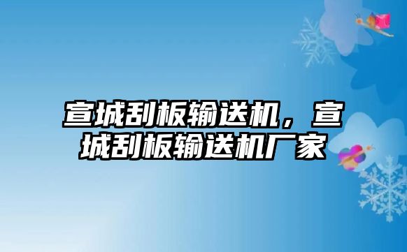 宣城刮板輸送機(jī)，宣城刮板輸送機(jī)廠家