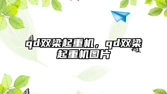 qd雙梁起重機，qd雙梁起重機圖片