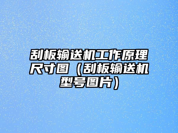 刮板輸送機(jī)工作原理尺寸圖（刮板輸送機(jī)型號圖片）