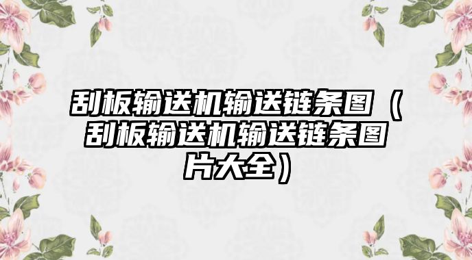 刮板輸送機輸送鏈條圖（刮板輸送機輸送鏈條圖片大全）