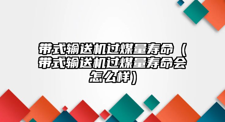 帶式輸送機過煤量壽命（帶式輸送機過煤量壽命會怎么樣）