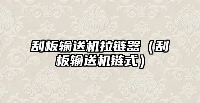 刮板輸送機(jī)拉鏈器（刮板輸送機(jī)鏈?zhǔn)剑? class=