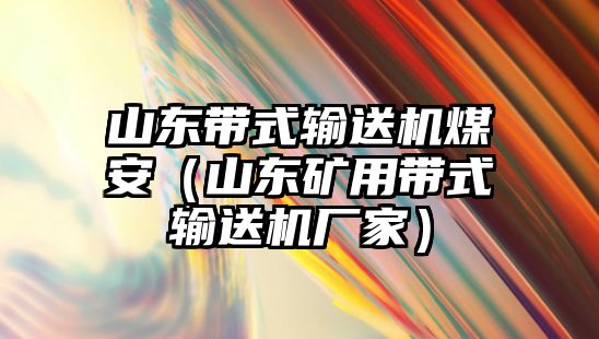 山東帶式輸送機(jī)煤安（山東礦用帶式輸送機(jī)廠家）