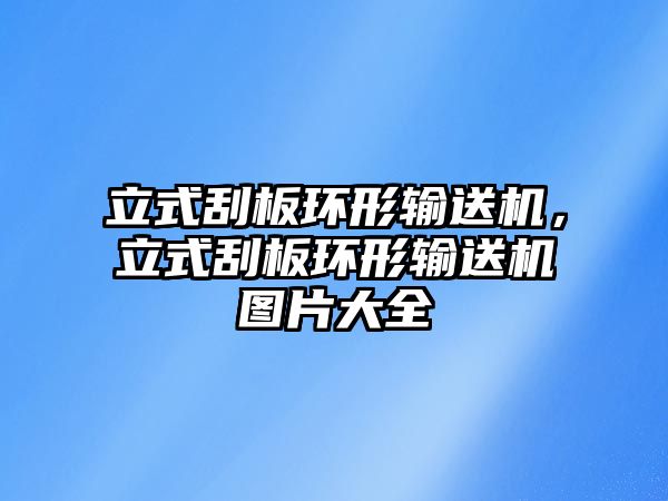 立式刮板環(huán)形輸送機(jī)，立式刮板環(huán)形輸送機(jī)圖片大全