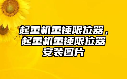 起重機重錘限位器，起重機重錘限位器安裝圖片